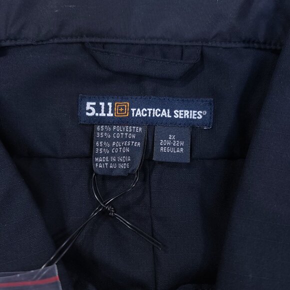 5.11 Tactical Shirt Womans 3X Midnight Navy TacLite Class B Patrol Duty Uniform - Picture 6 of 6
